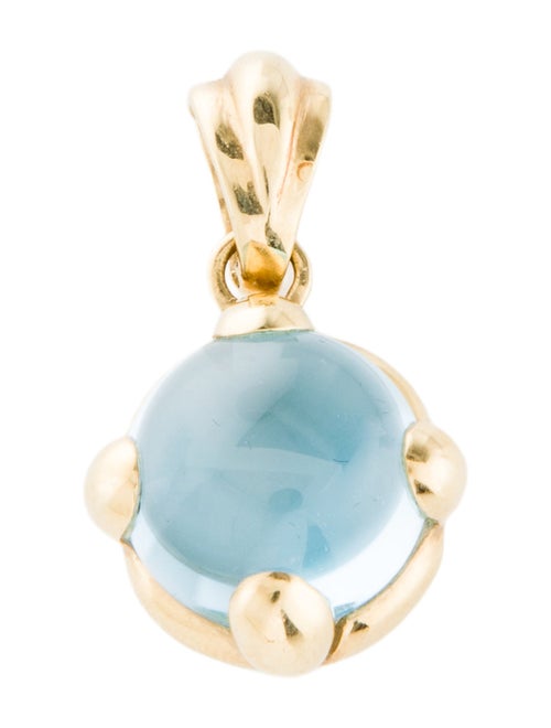 Pendant 18K 15.76ct Topaz Circular Pendant