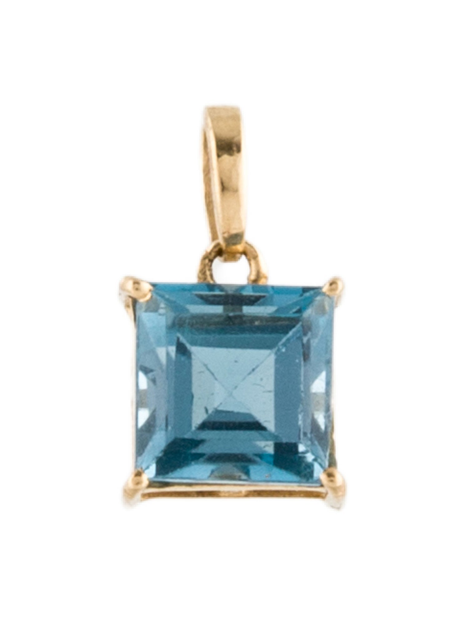 Pendant 18K 1.34ct Topaz