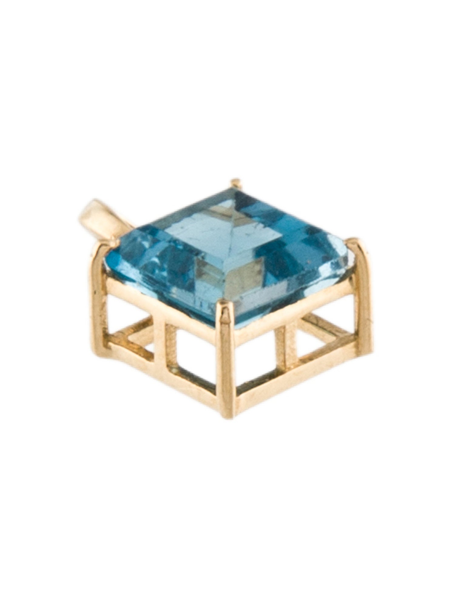 Pendant 18K 1.34ct Topaz