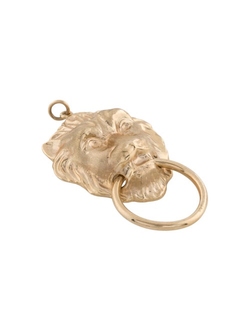 Pendant 14K Lion Knocker Pendant