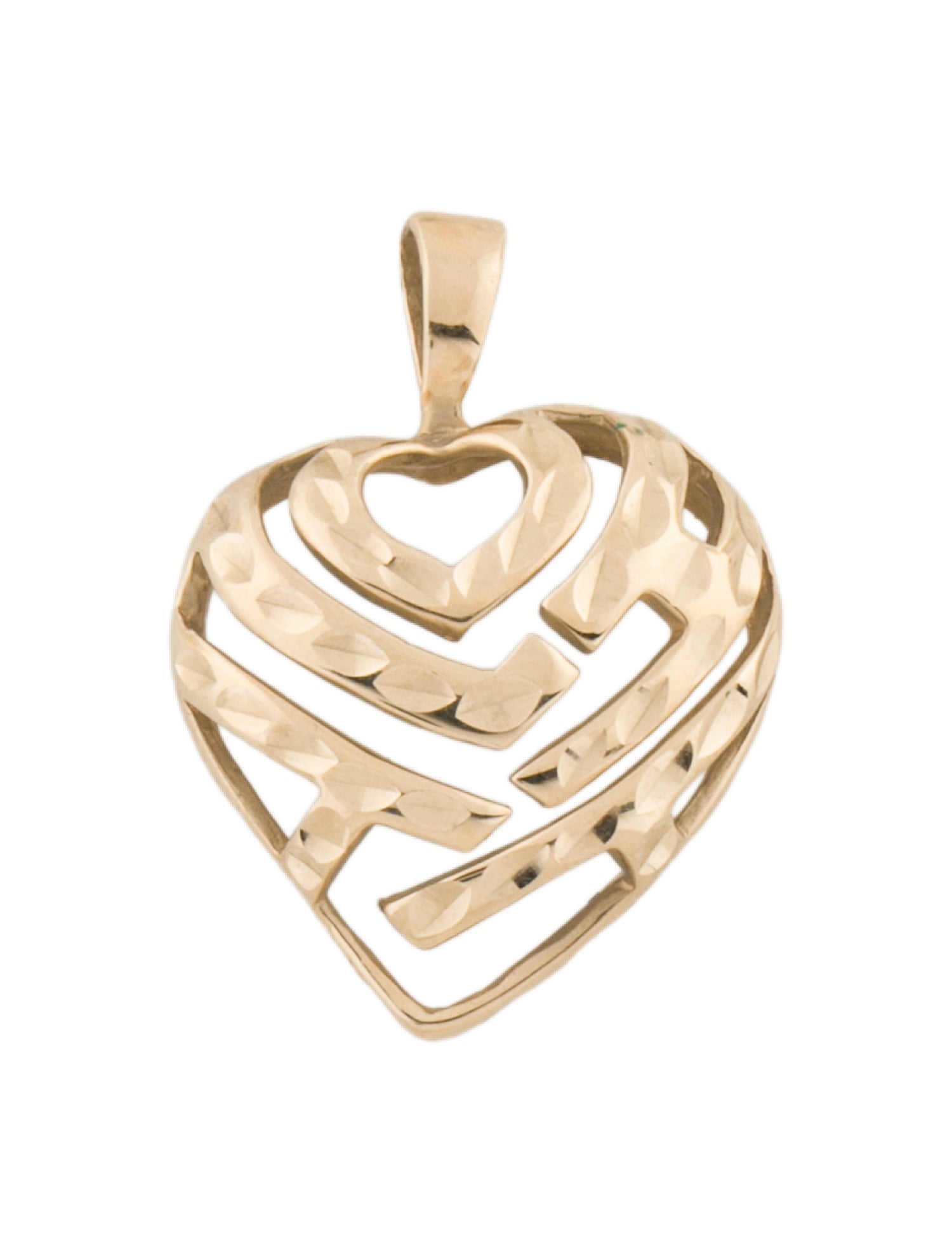Pendant Maui Divers 14K Aloha Heart