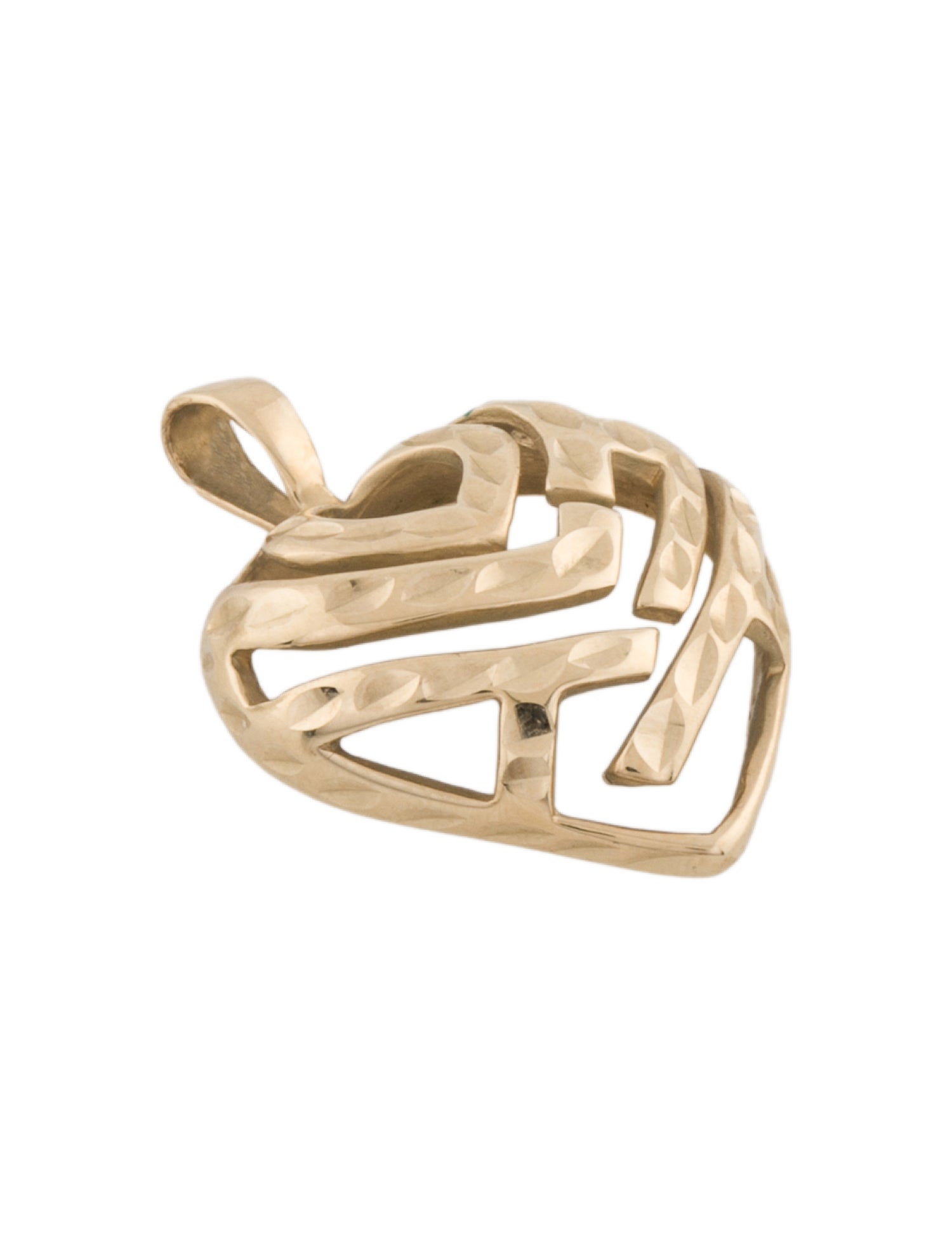 Pendant Maui Divers 14K Aloha Heart