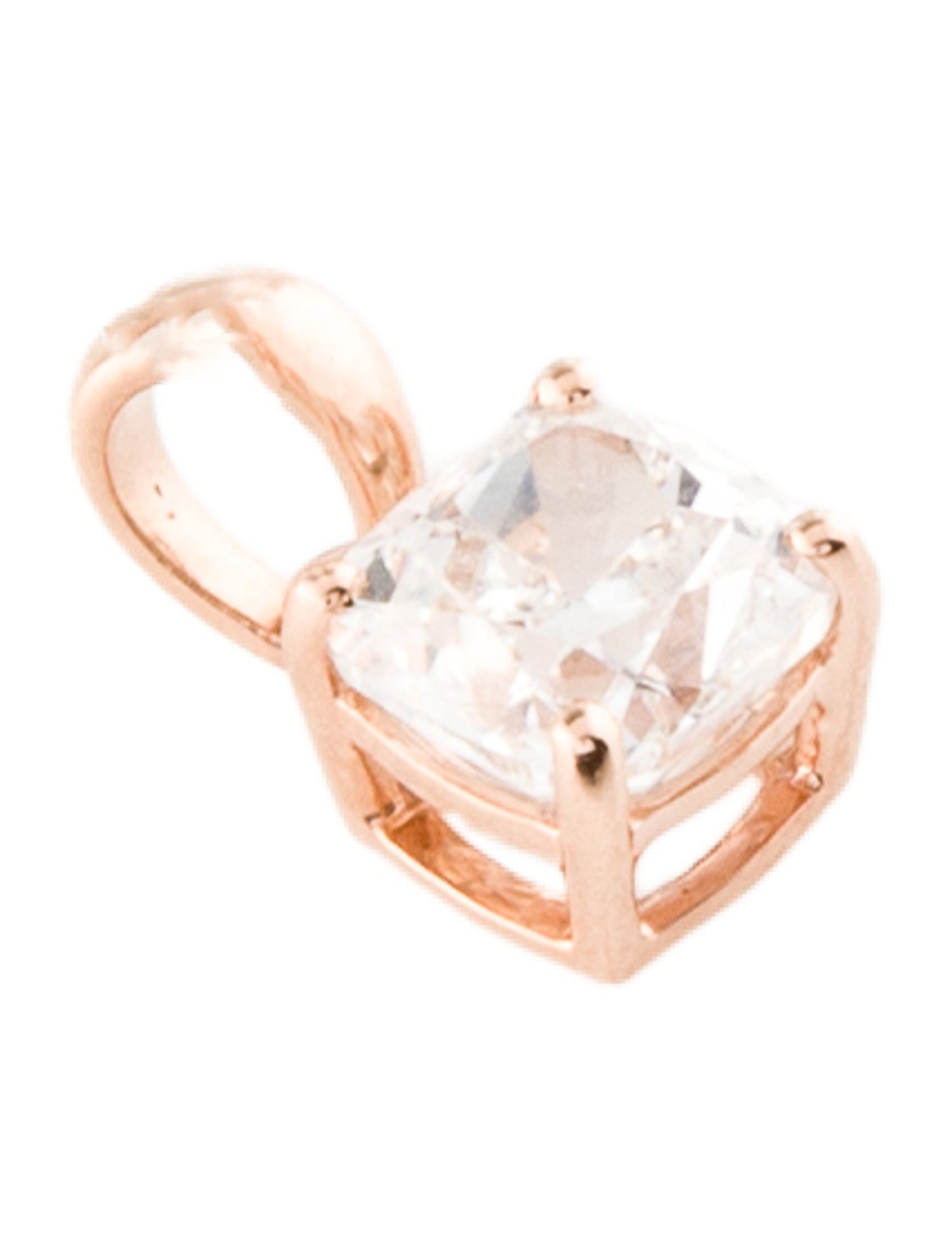 Pendant 14K 1.00ct Lab-Grown Diamond