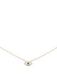 Pendant 14K Sapphire & Enamel Evil Eye Pendant
