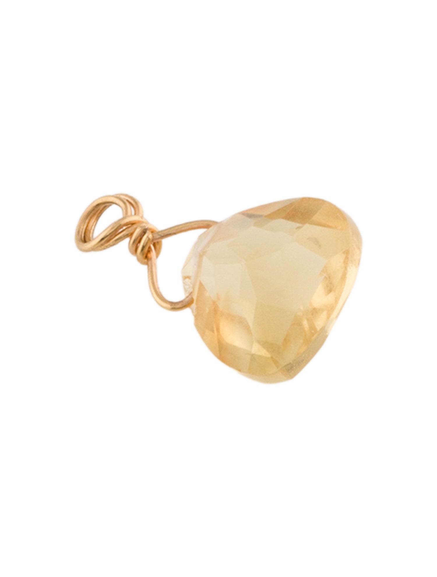 Pendant 22K Citrine Beaded Pendant