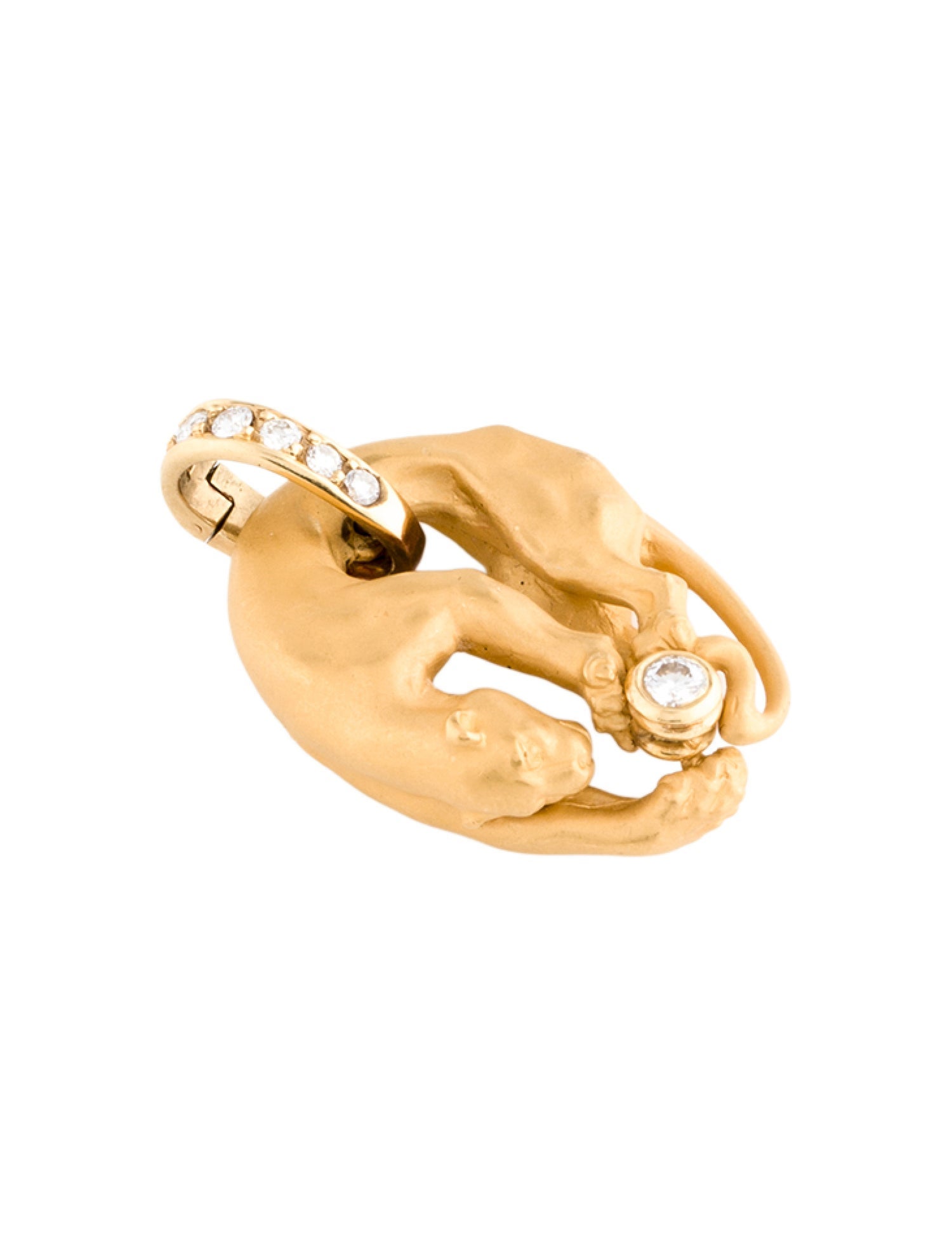 Pendant 18K Diamond Panther Pendant