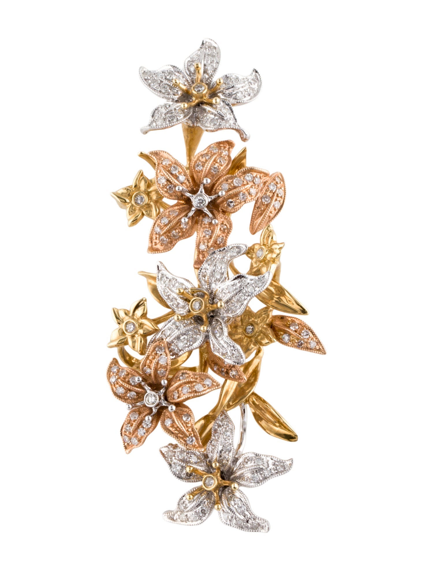 Pendant 14K 1.06ctw Diamond