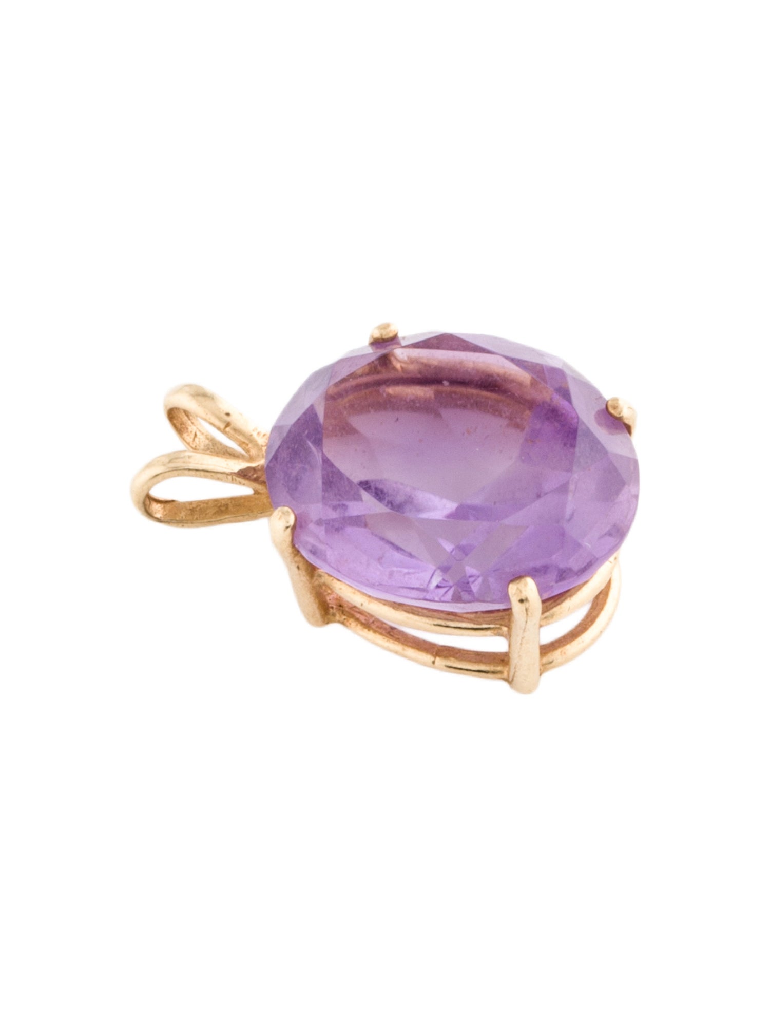 Pendant 14K 7.07ctw Amethyst Pendant