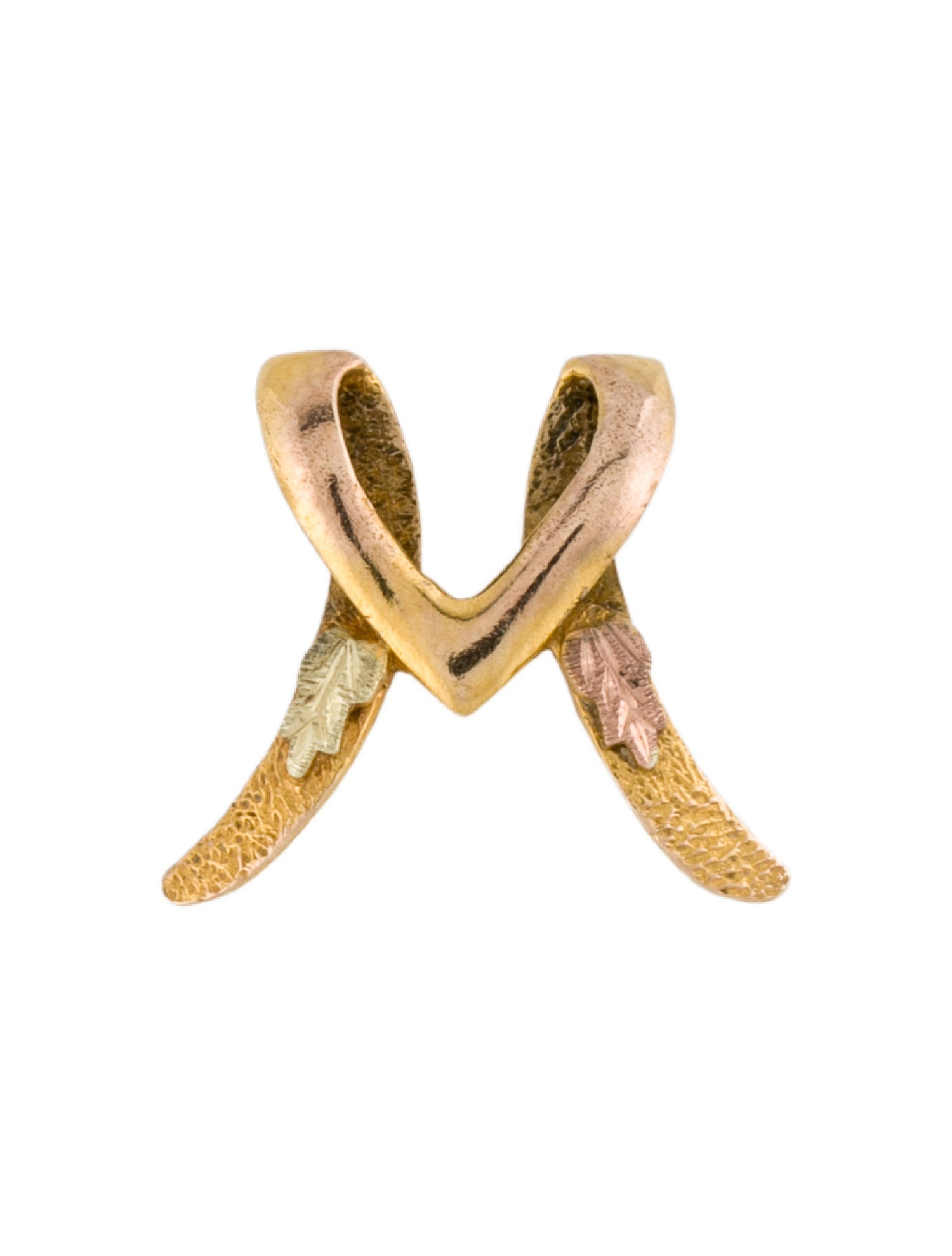 Pendant 10K Tricolor Heart