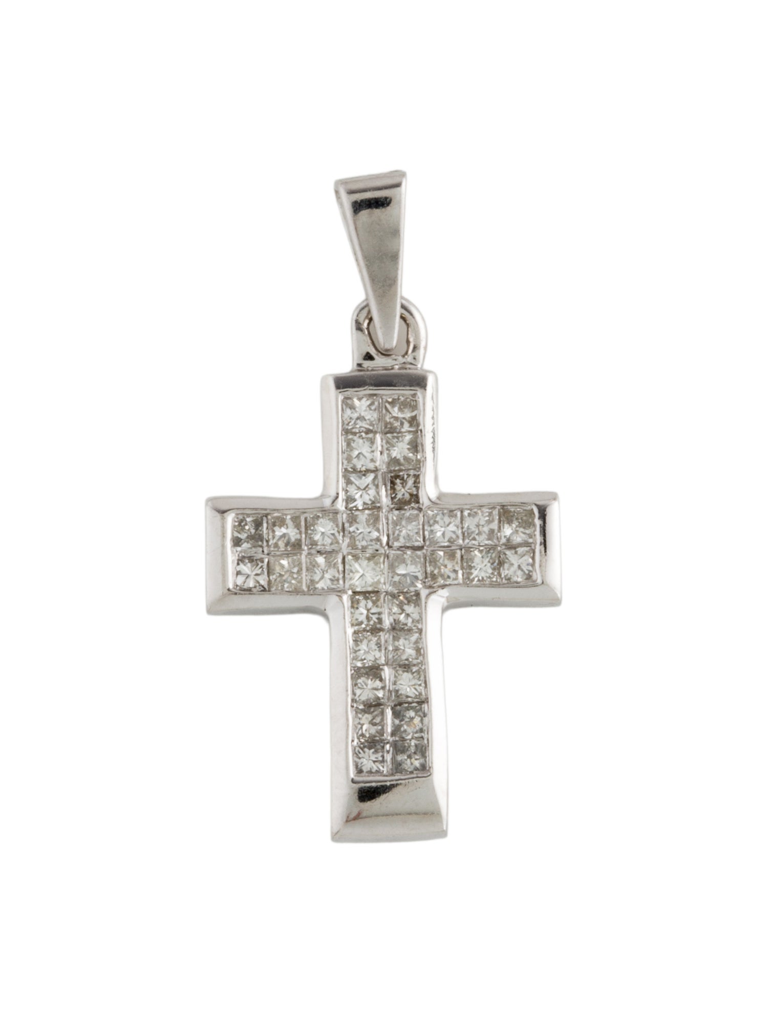 Pendant 14K Diamond Cross Pendant