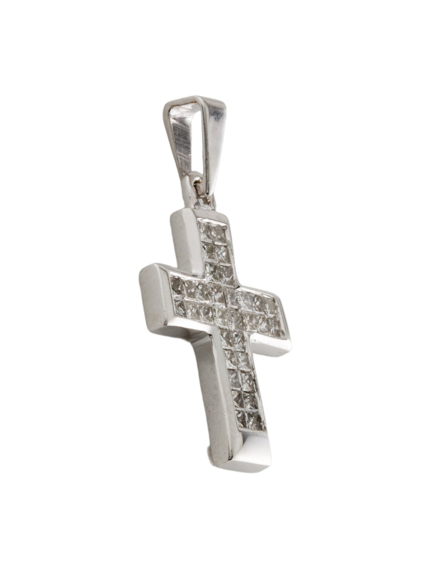 Pendant 14K Diamond Cross Pendant