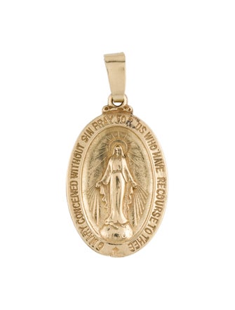 Pendant 14K Religious Pendant