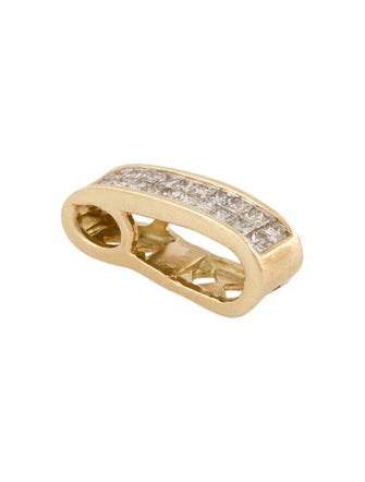 Pendant 14K Diamond Tab Pendant