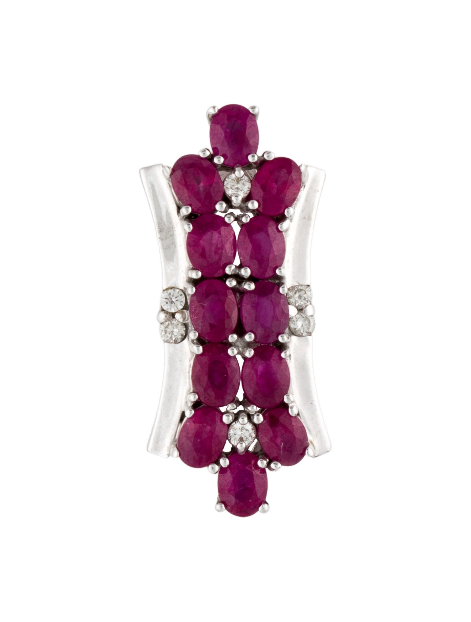 Pendant 18K Ruby & Diamond