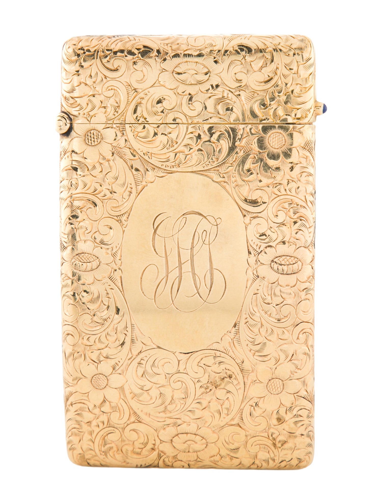 Pendant Gold tone lighter case