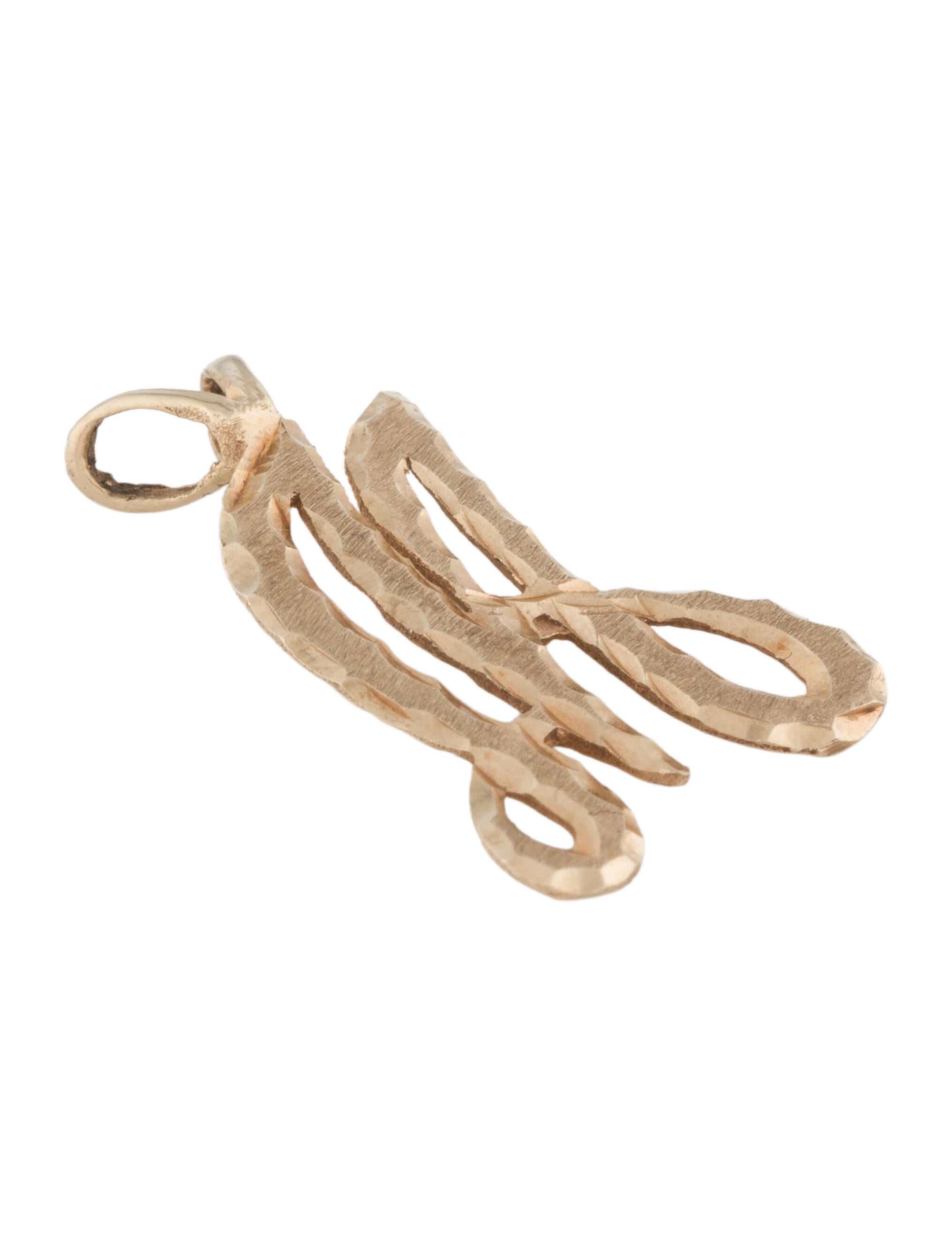 Pendant 14K Letter 'M'