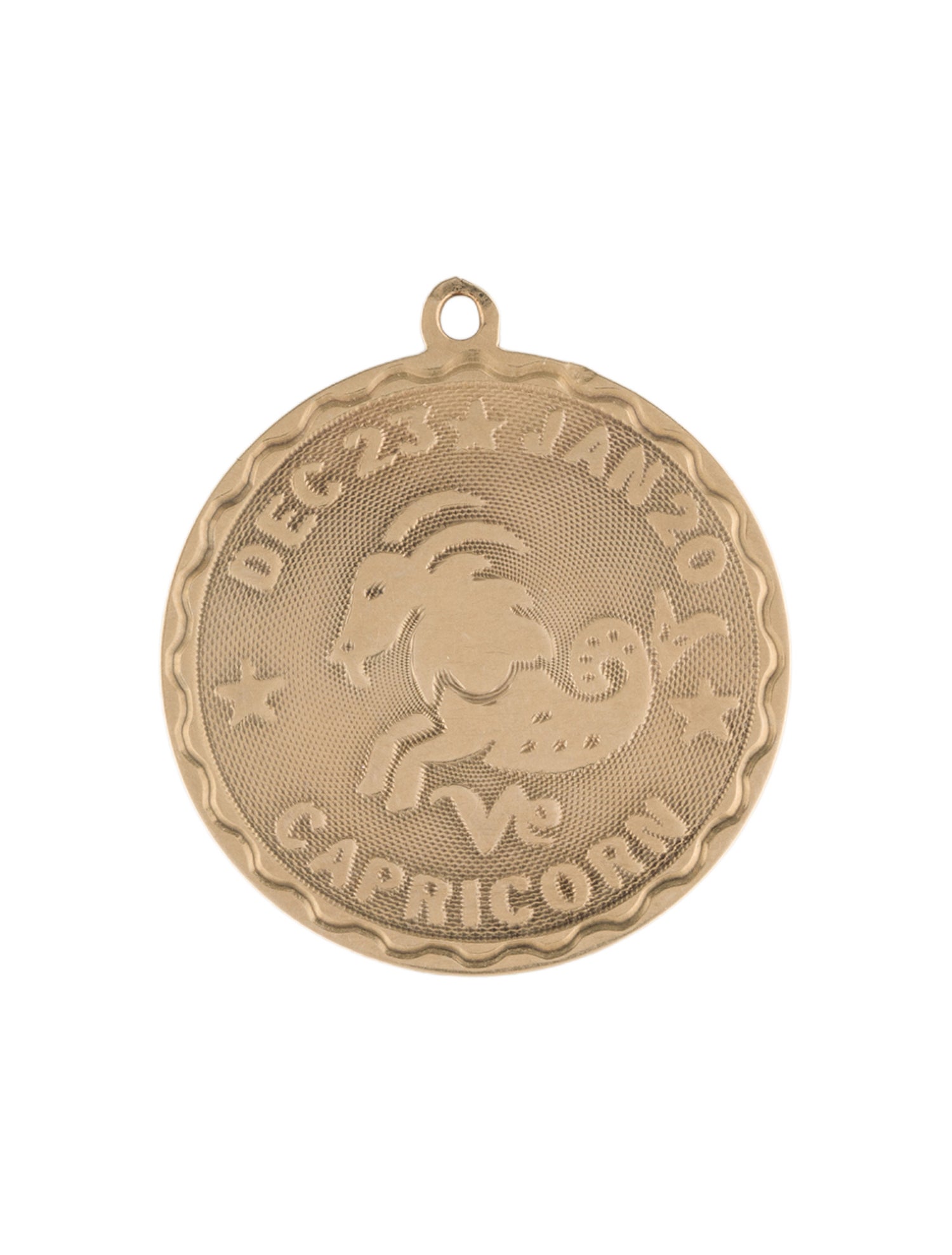 Pendant 14K Capricorn Charm