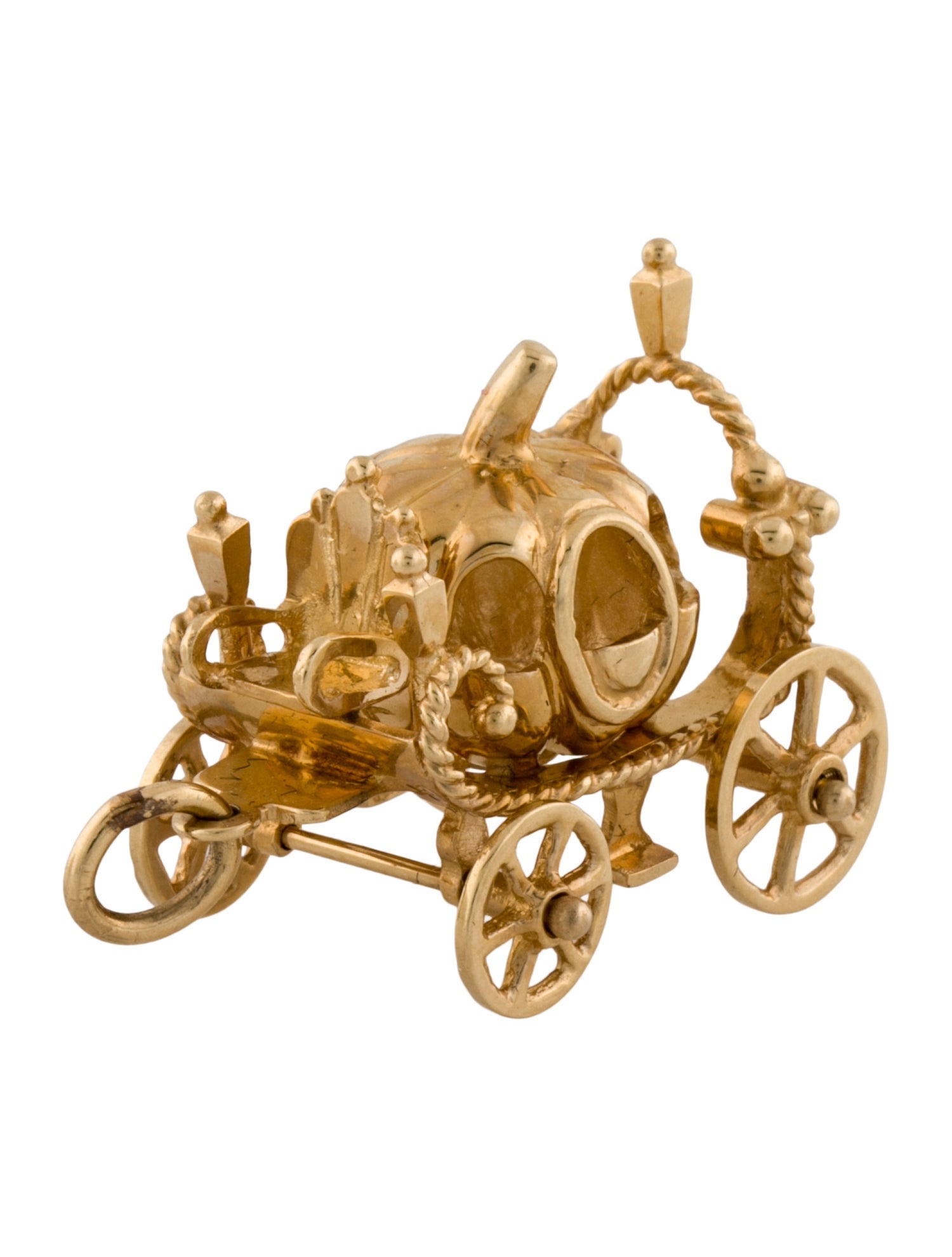 Pendant Disney 14K Cinderella Carriage