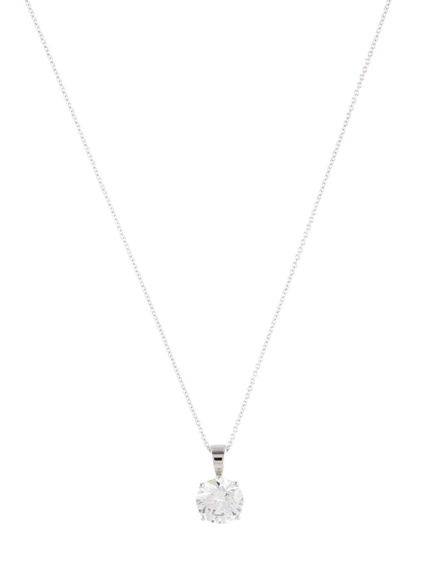 Necklace 14K 1.65ct Lab-Grown Diamond Pendant