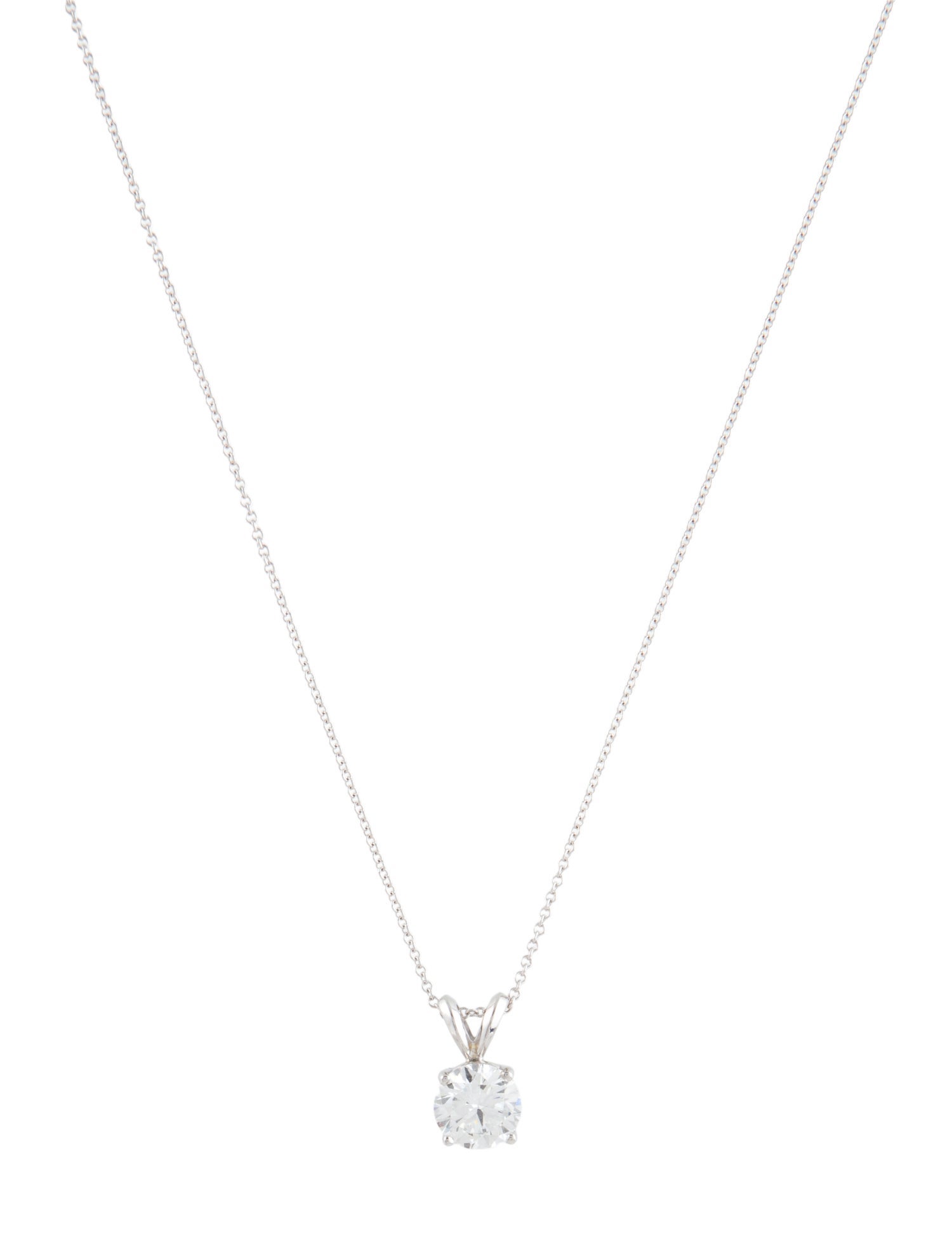 Pendant 14K 1.00ctw Lab-Grown Diamond Pendant Necklace