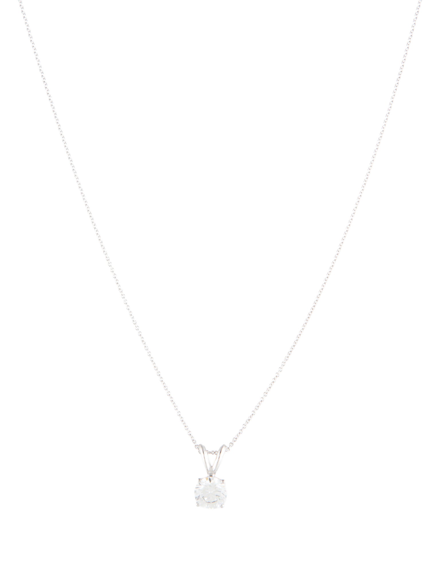 Pendant 14K 1.00ctw Lab-Grown Diamond Pendant Necklace
