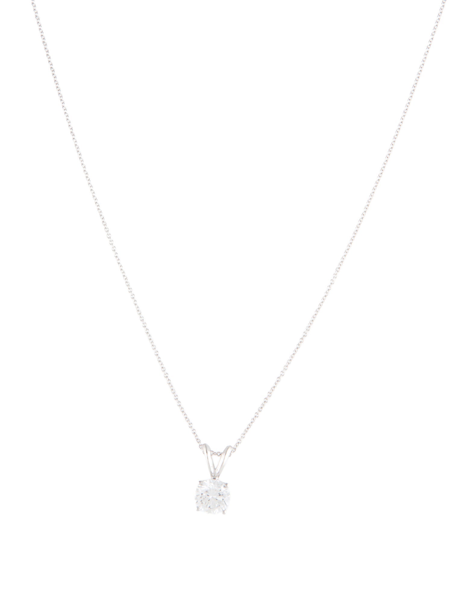 Pendant 14K 1.00ctw Lab-Grown Diamond Pendant Necklace