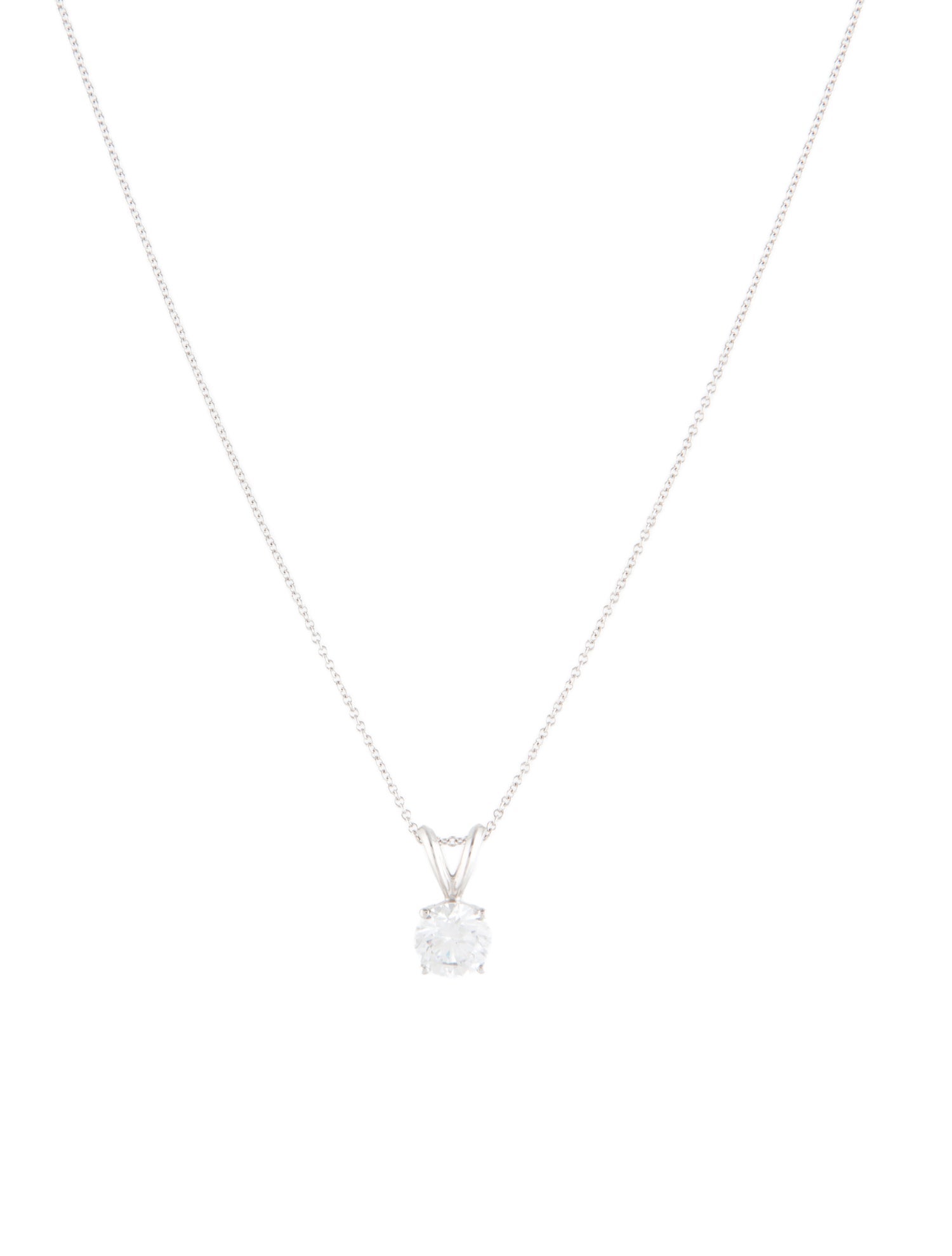 Pendant 14K 1.00ctw Lab-Grown Diamond Pendant Necklace
