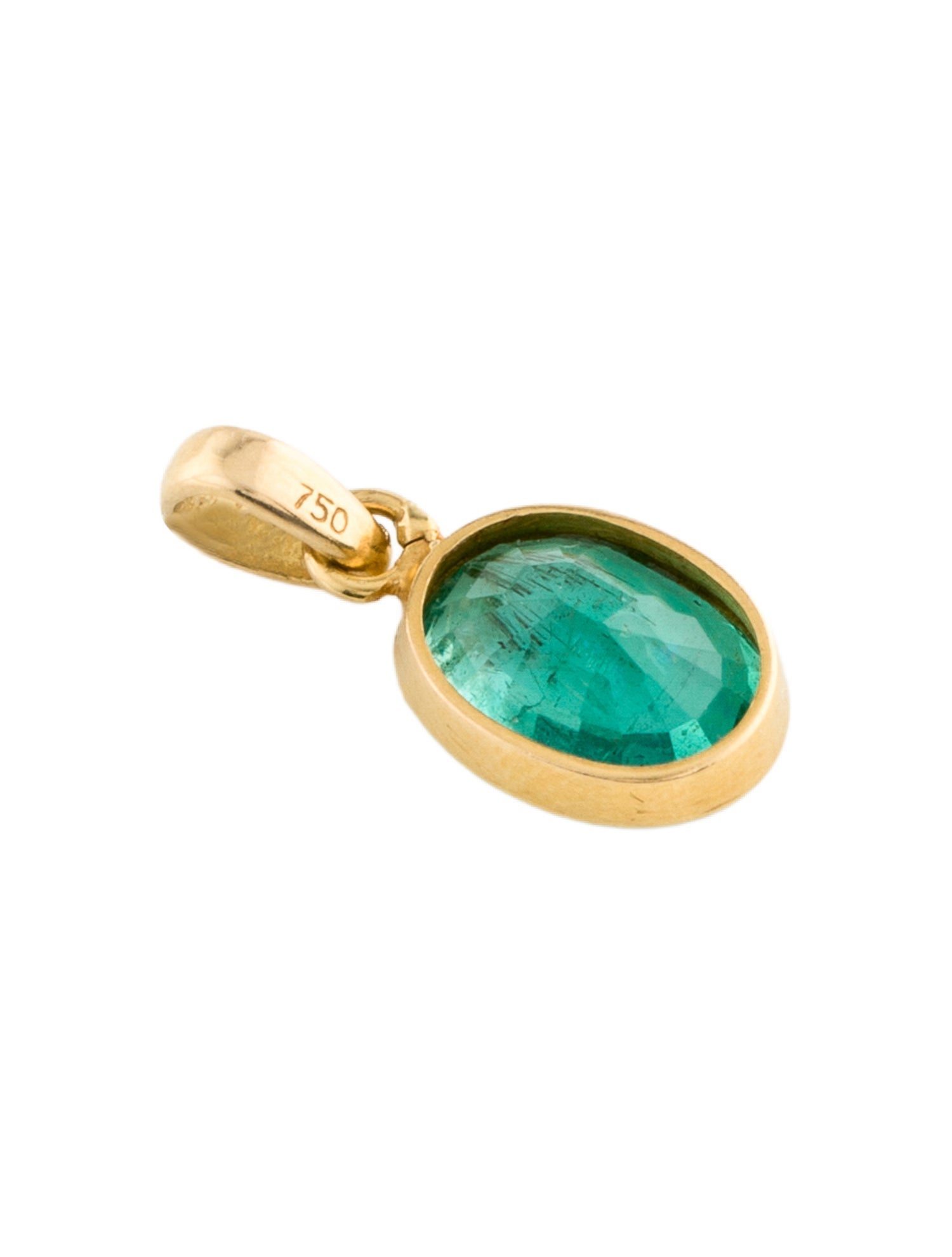 Pendant 18K 2.18ct Emerald Pendant