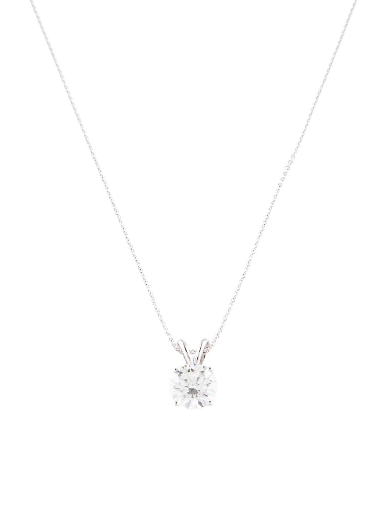 Pendant 14K 1.88ct Lab-Grown Diamond Pendant Necklace