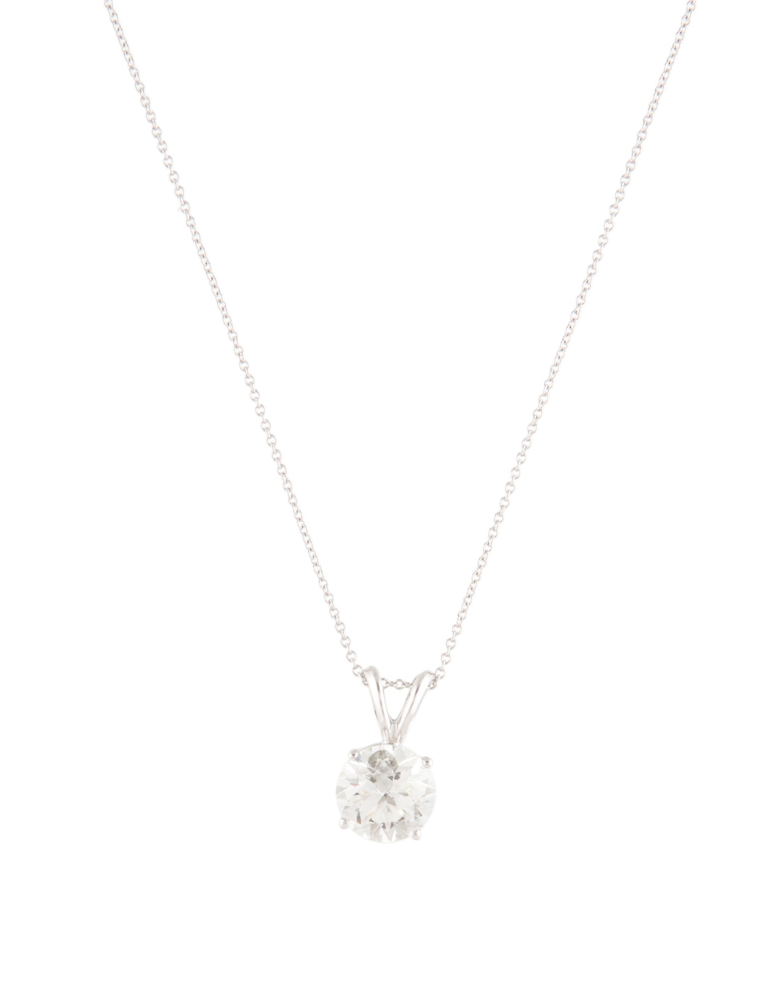 Pendant 14K 1.91ct Lab-Grown Diamond Pendant Necklace