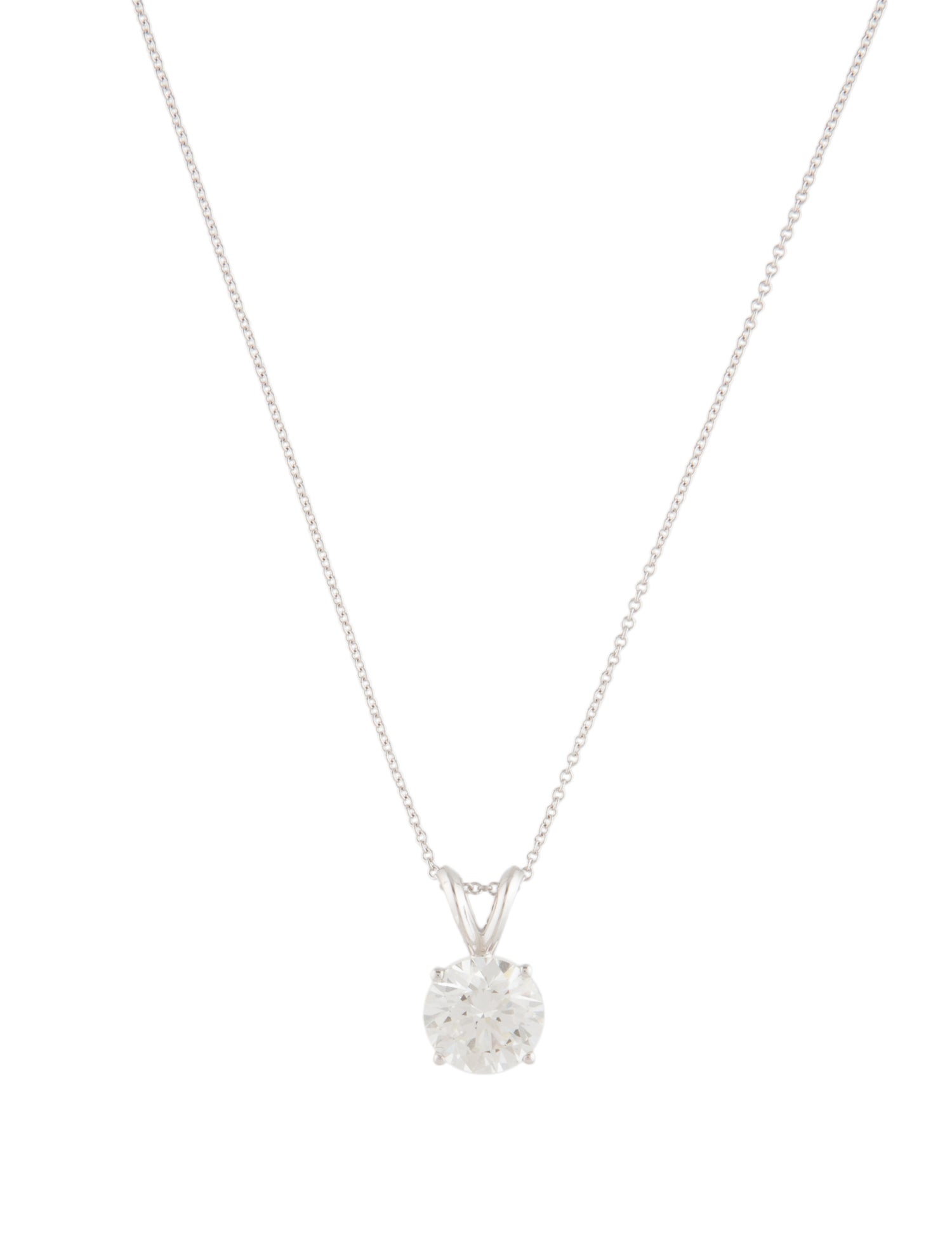 Pendant 14K 2.00ctw Lab-Grown Diamond Pendant Necklace