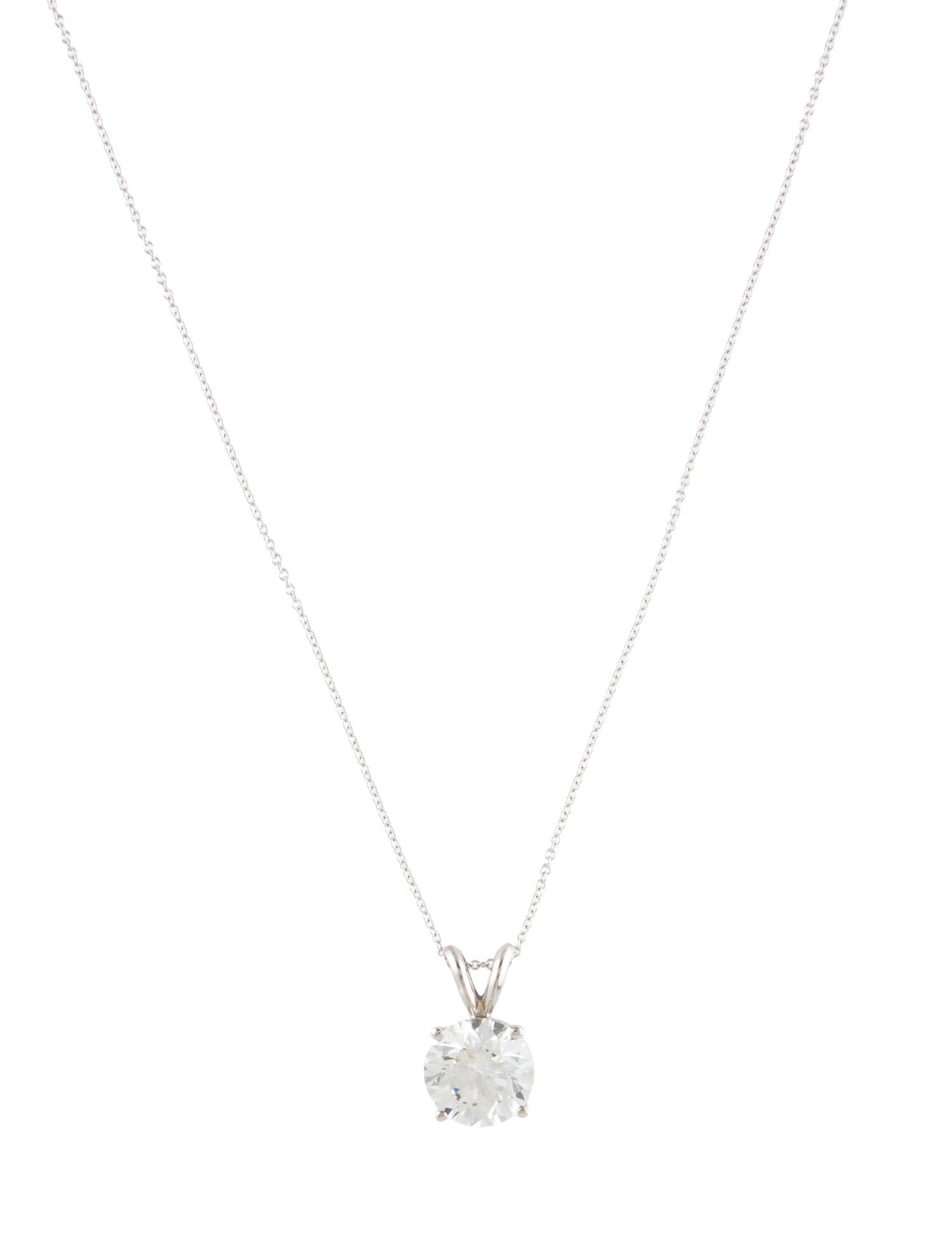 Pendant 14K 2.50ct Lab-Grown Diamond Pendant Necklace