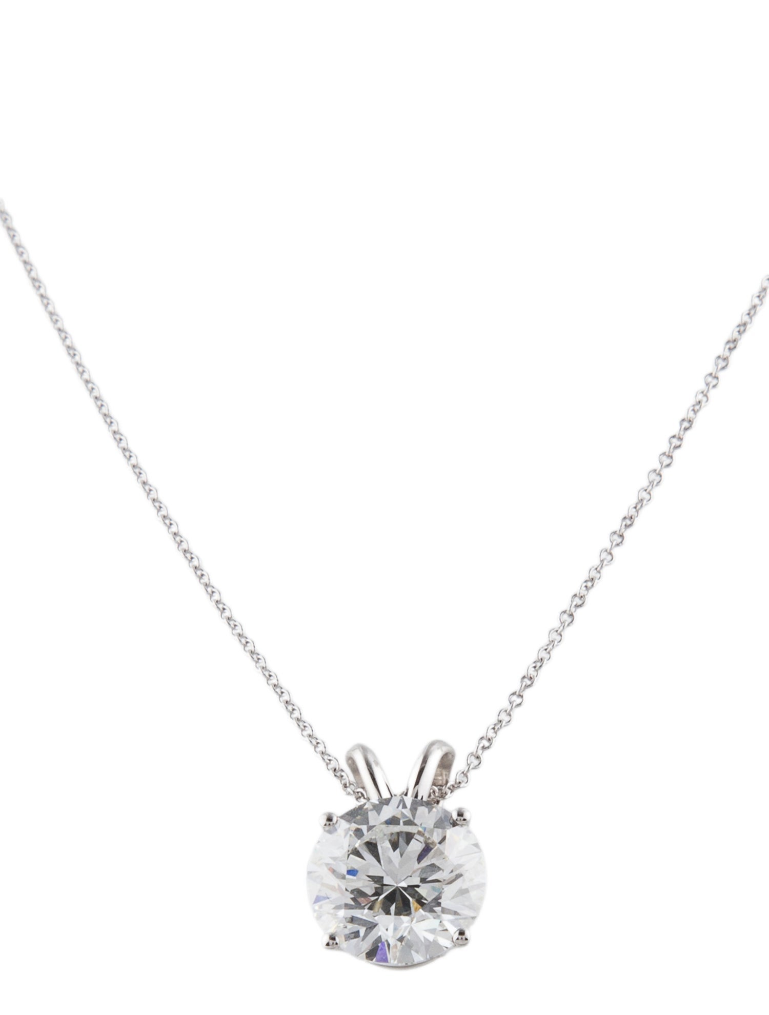 Pendant 14K 3.00ct Lab-Grown Diamond Pendant Necklace