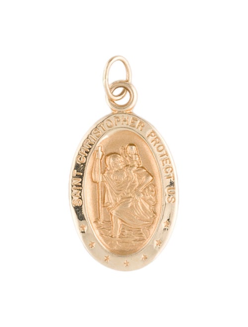 Pendant 14K St Christopher Pendant