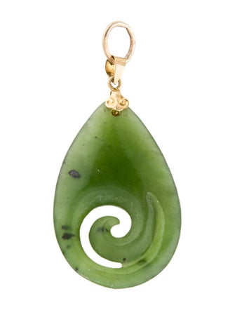 Pendant 18K Nephrite Pendant