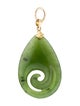 Pendant 18K Nephrite Pendant