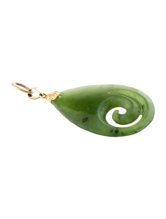 Pendant 18K Nephrite Pendant