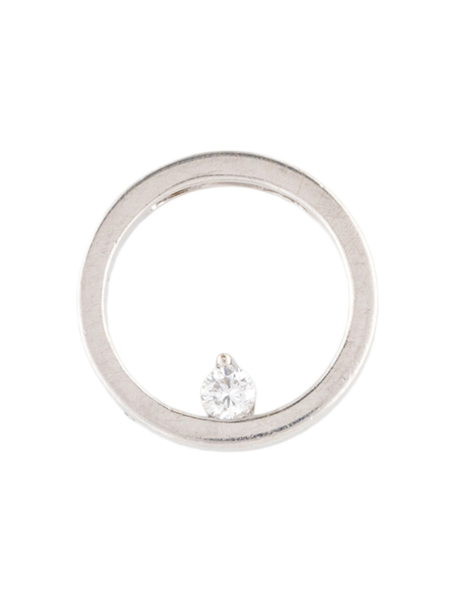 Pendant 14K Diamond Circle