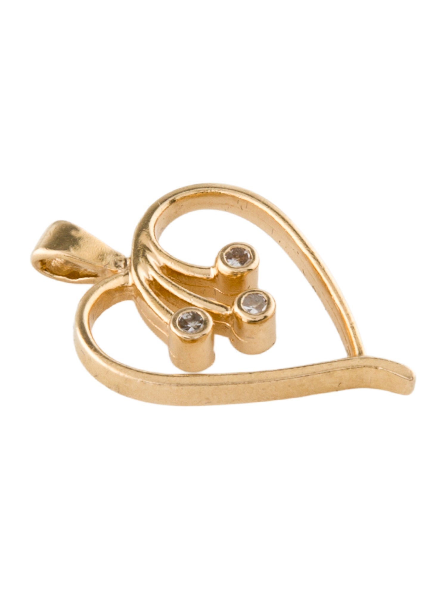 Pendant 14K Diamond Heart