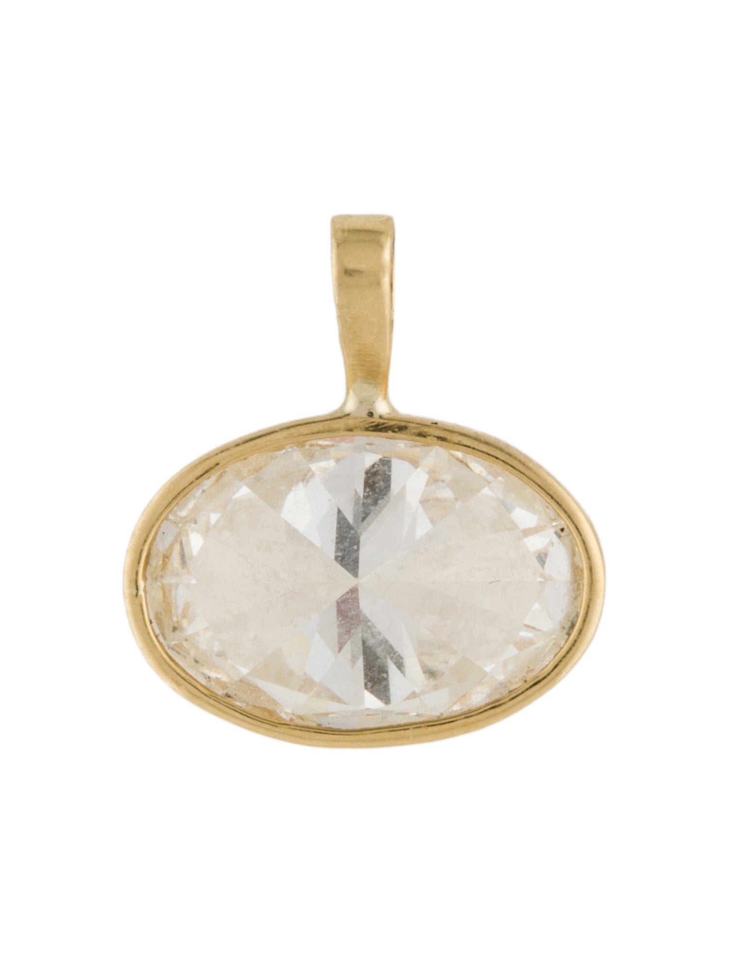 Pendant 18K 3.32ctw Lab-Grown Diamond Pendant