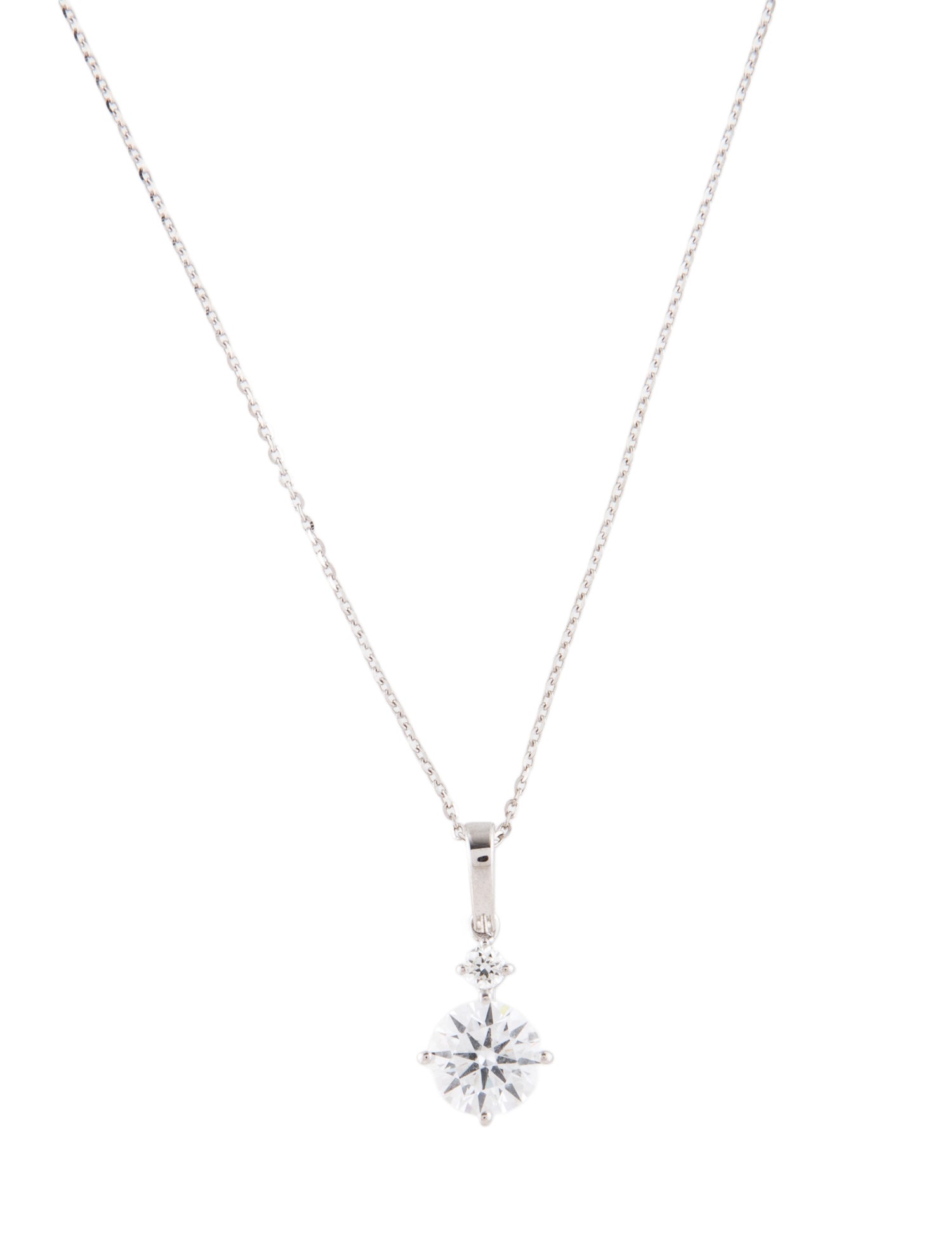 Pendant 14K 1.15ctw Lab-Grown Diamond Pendant Necklace