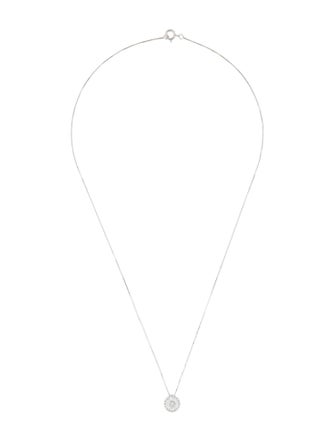 Pendant 14K 1.03ct. Lab Grown Diamond Halo Pendant Necklace