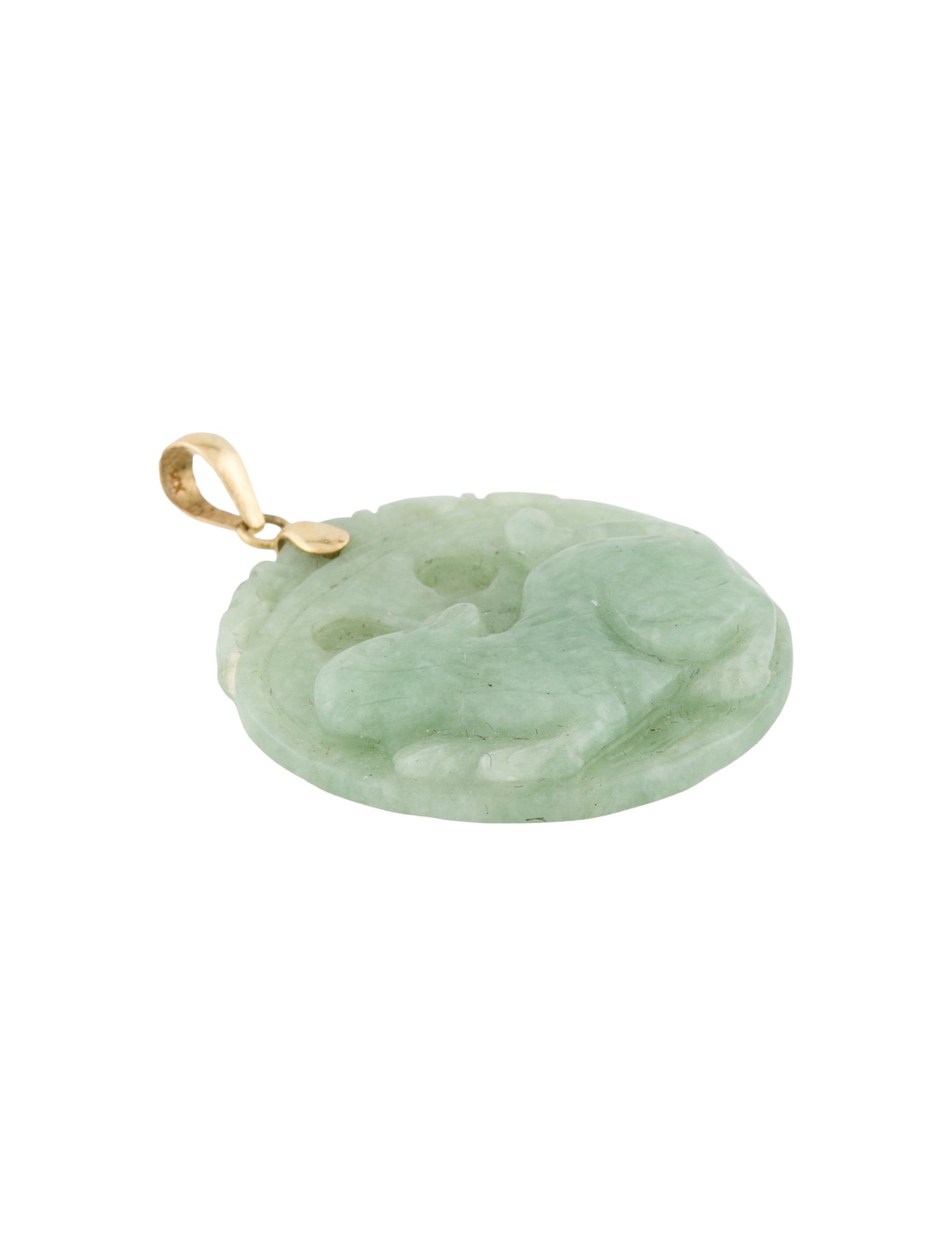 Pendant 14K Jadeite