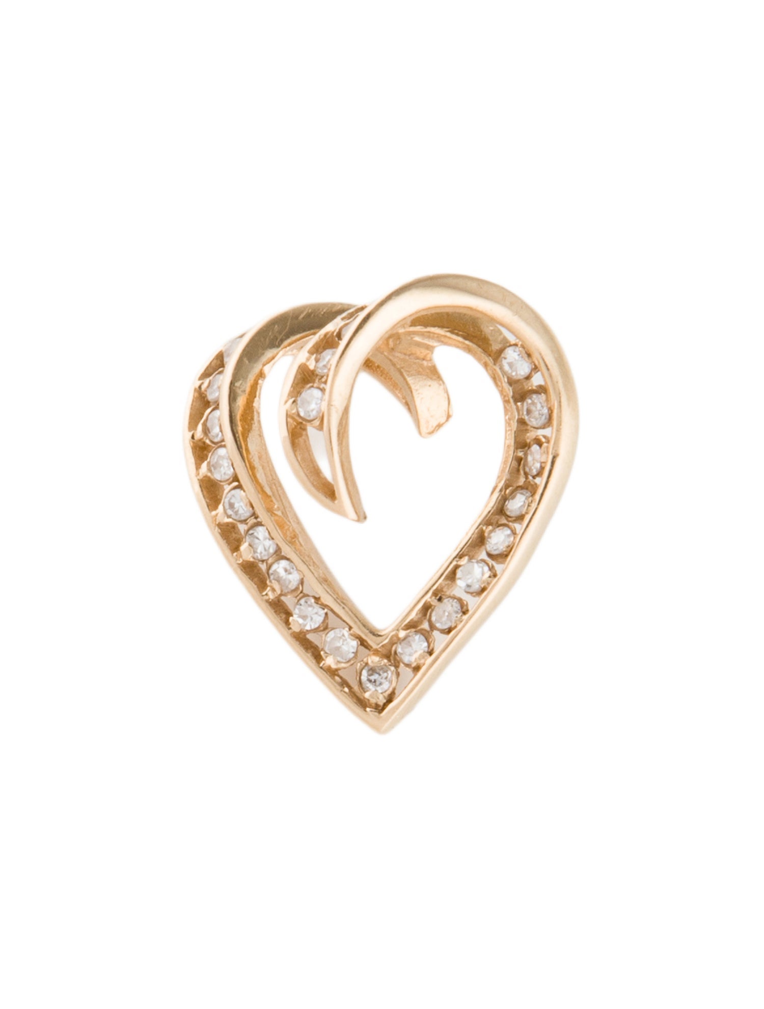 Pendant 14K Diamond Heart