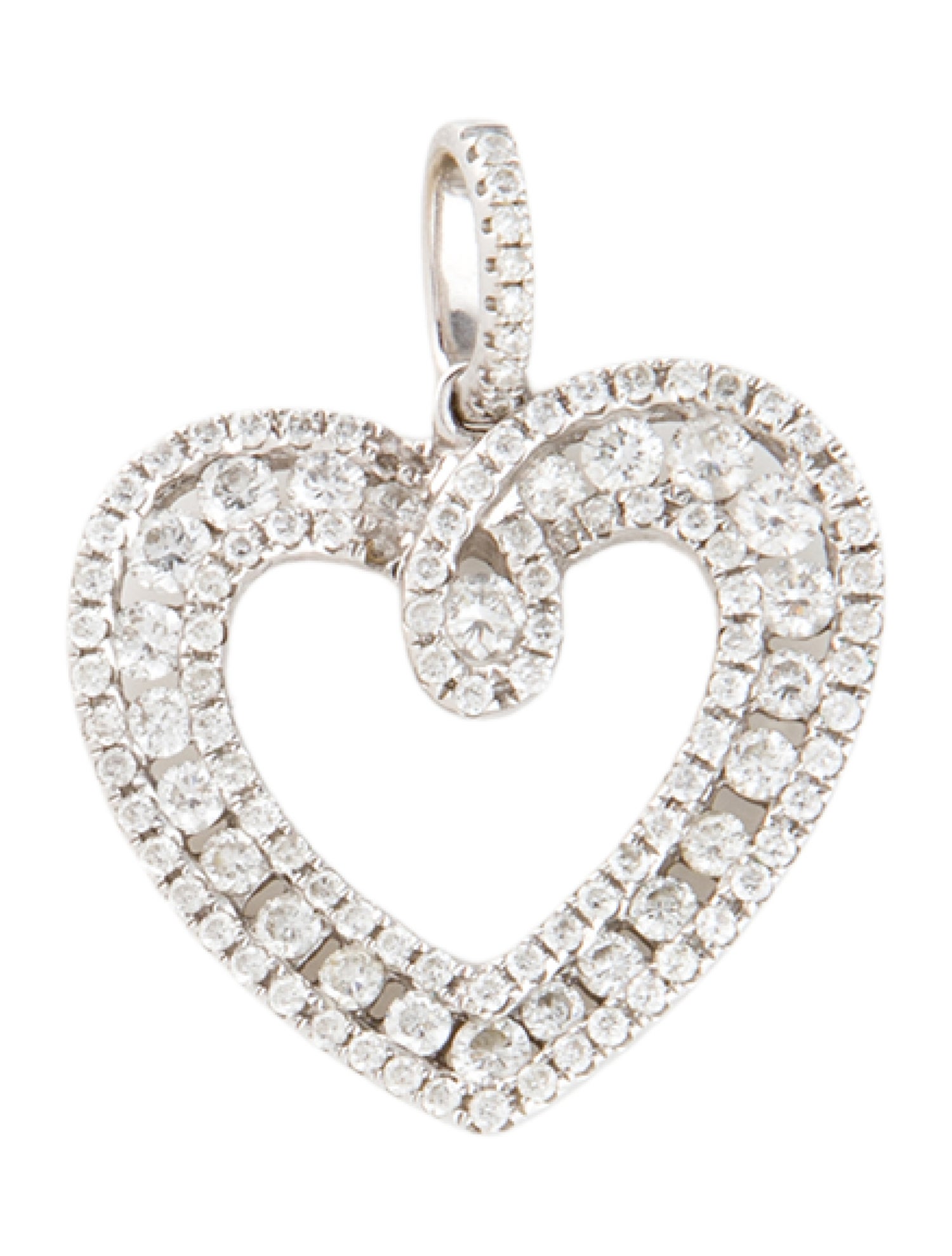 Pendant 18K Diamond Heart