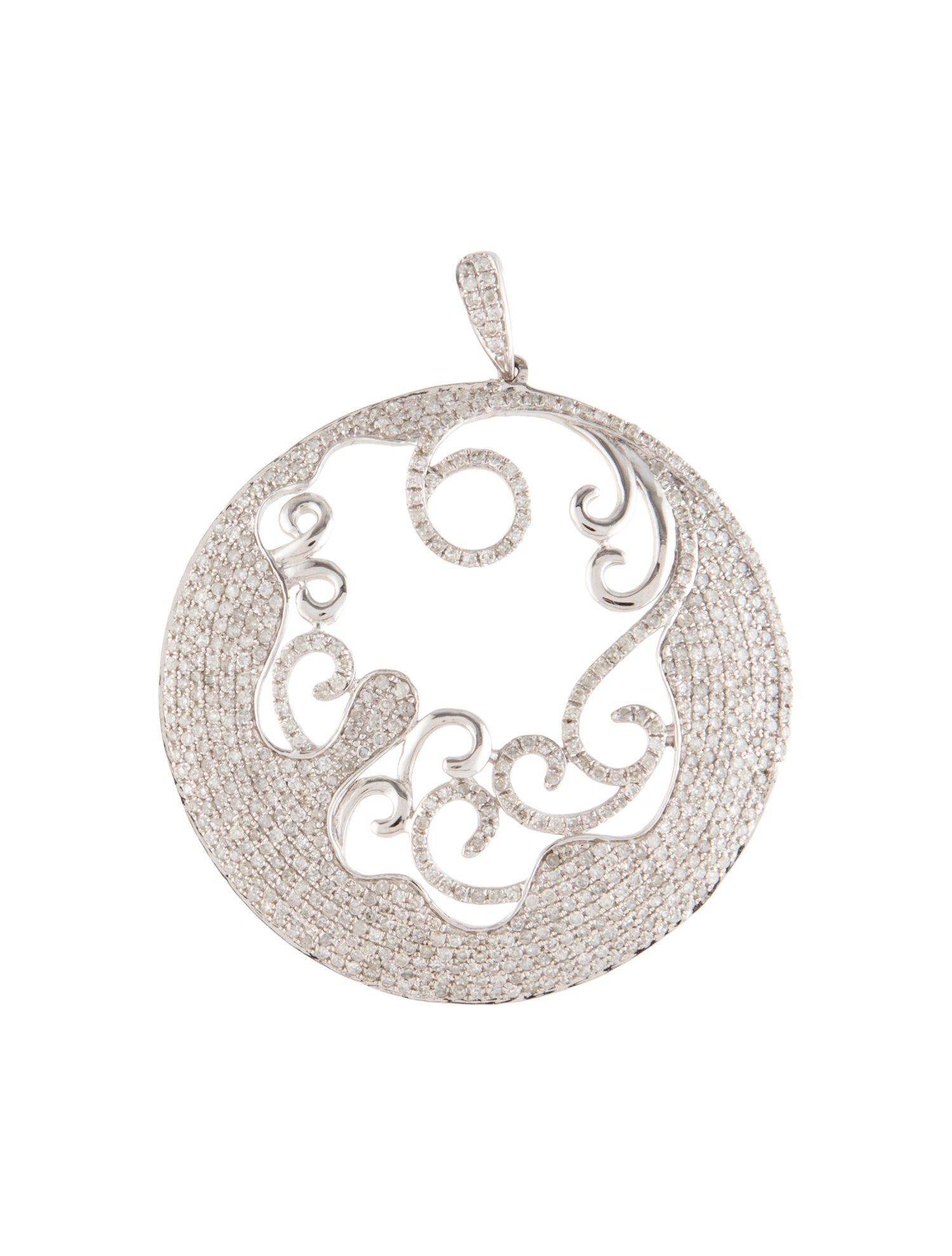 Pendant 14K 1.80ctw Diamond