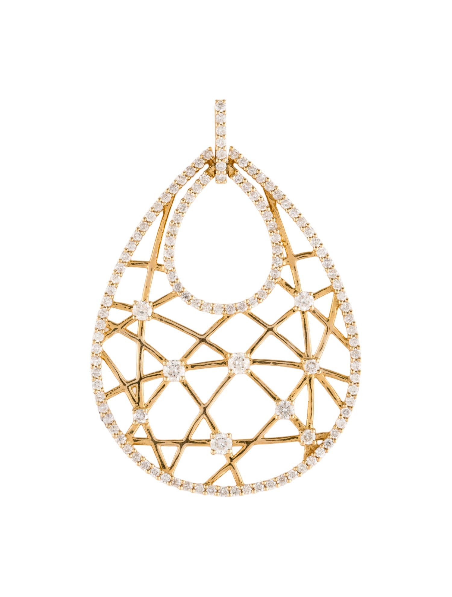 Pendant 14K 2.19ctw Diamond