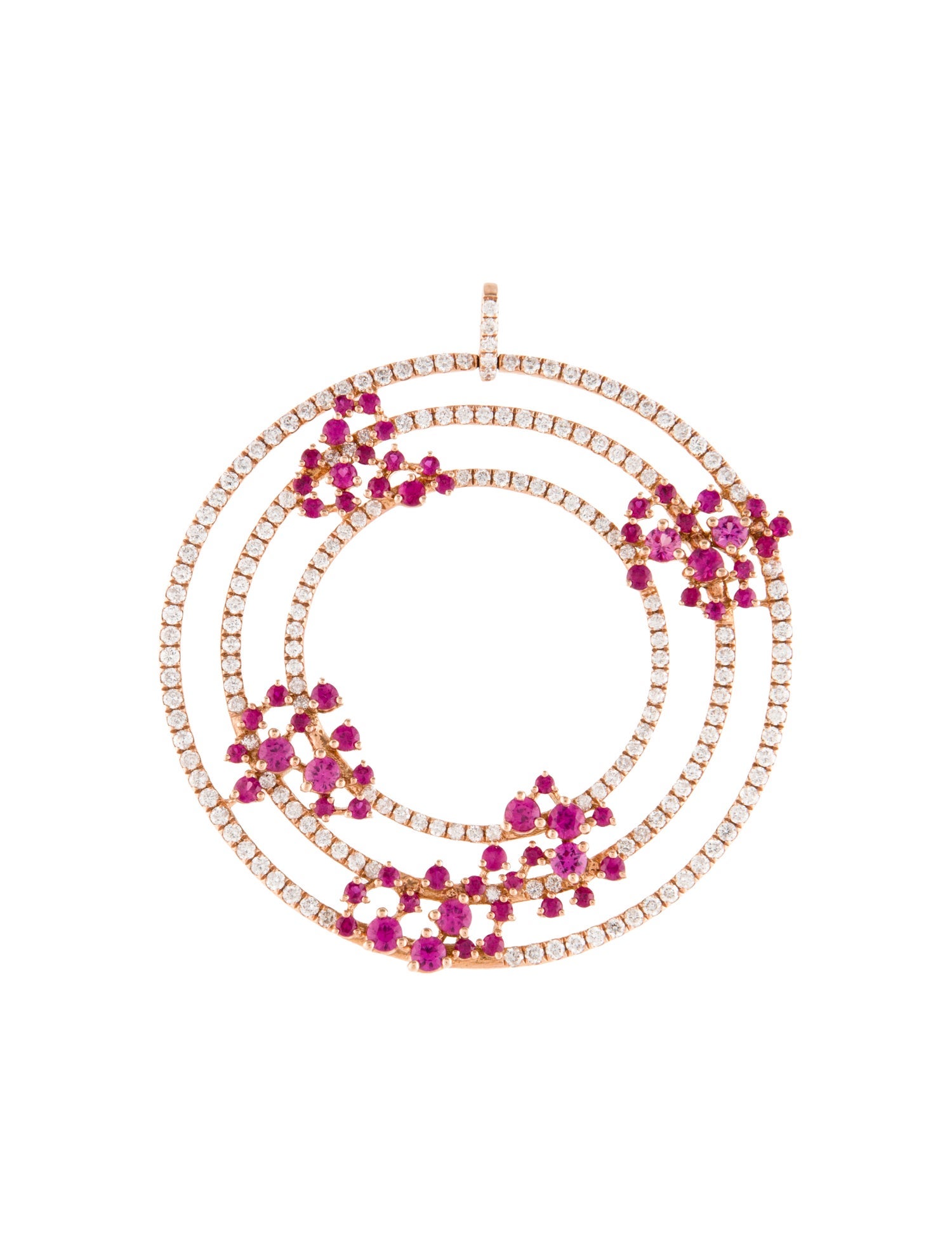 Pendant 14K 2.41ctw Ruby & Diamond Pendant