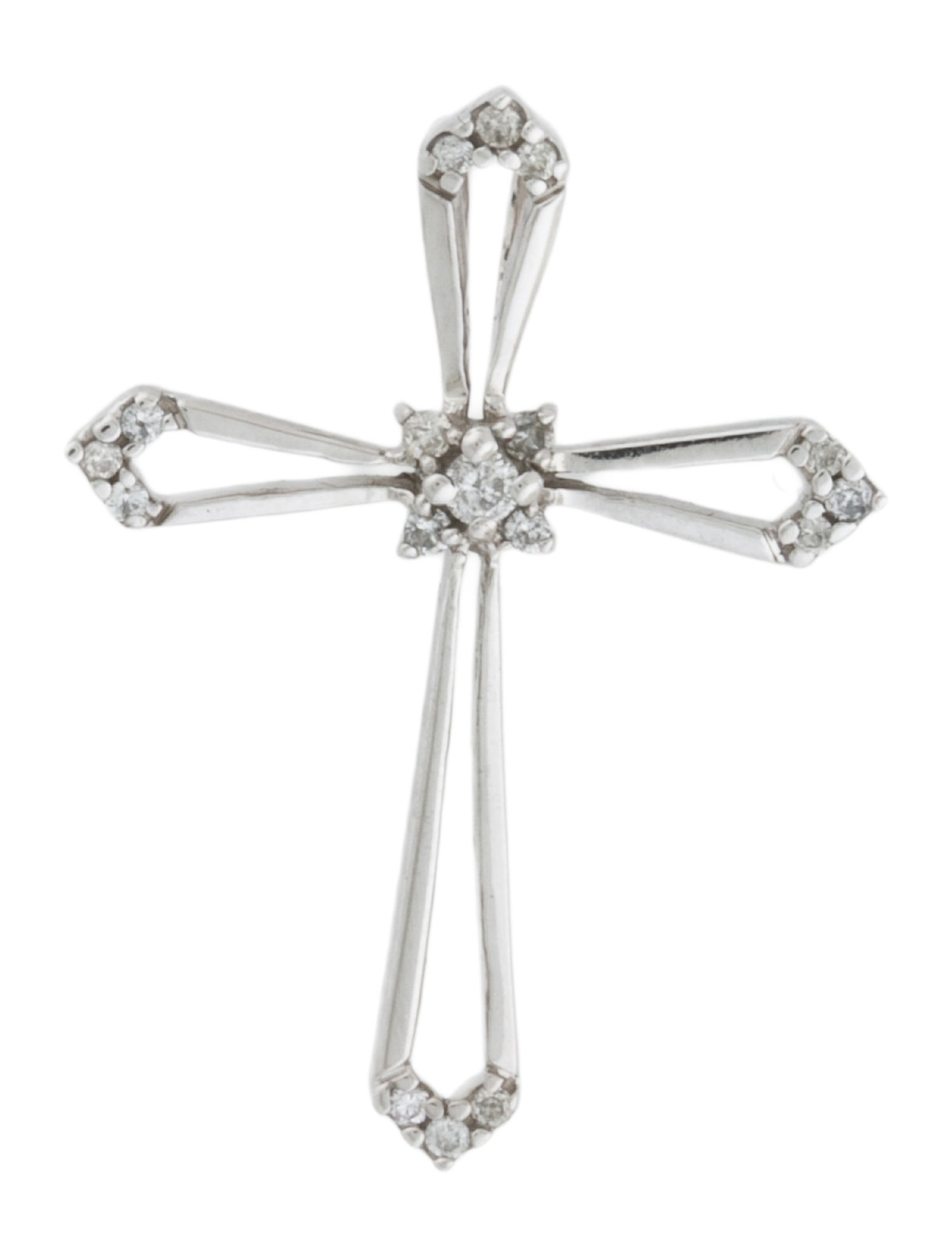 Pendant 10K Diamond Cross
