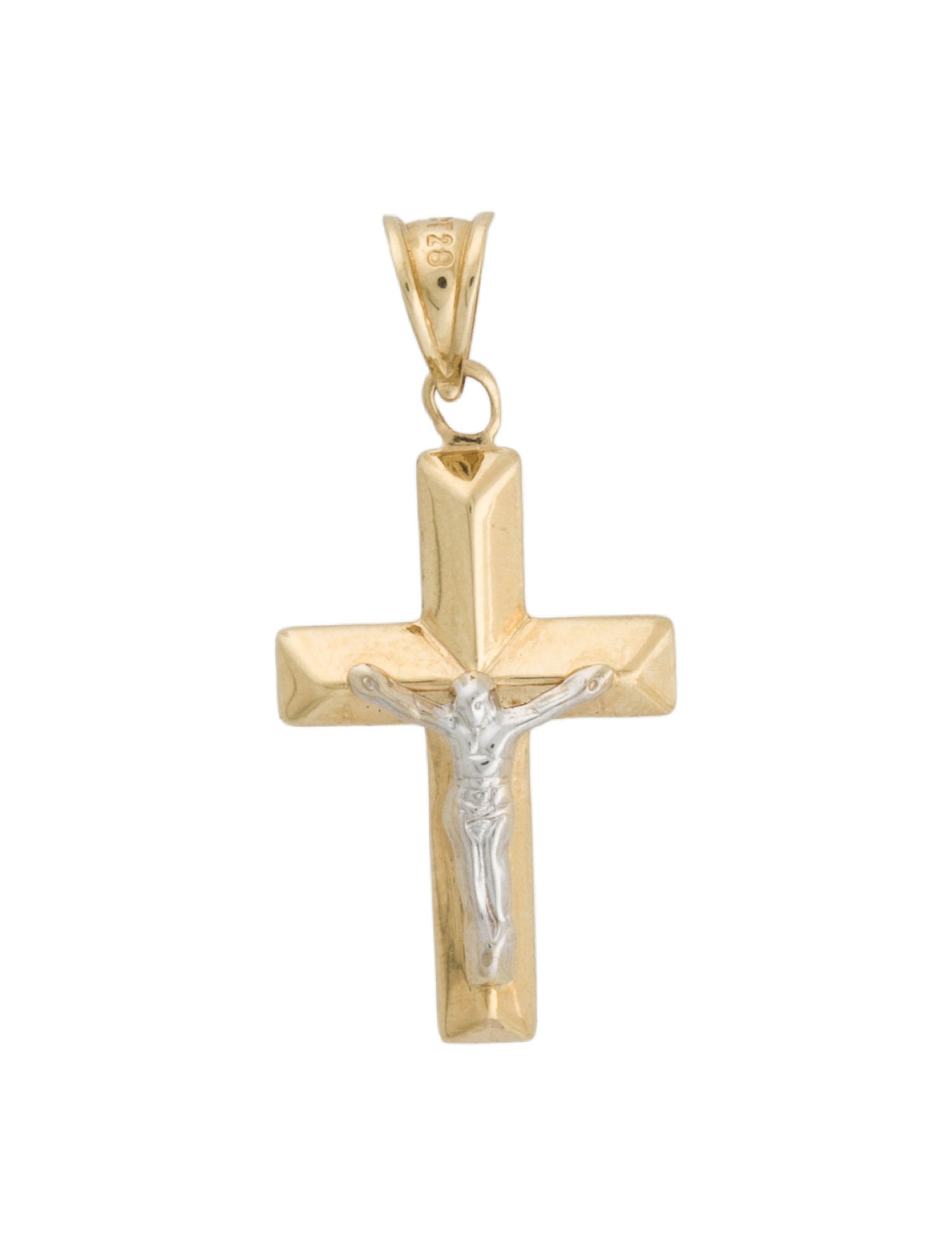 Pendant Two-Tone Cross